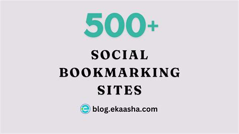 new bookmarking lists 2018|Top 500 High DA Social Bookmarking Websites List 2018.